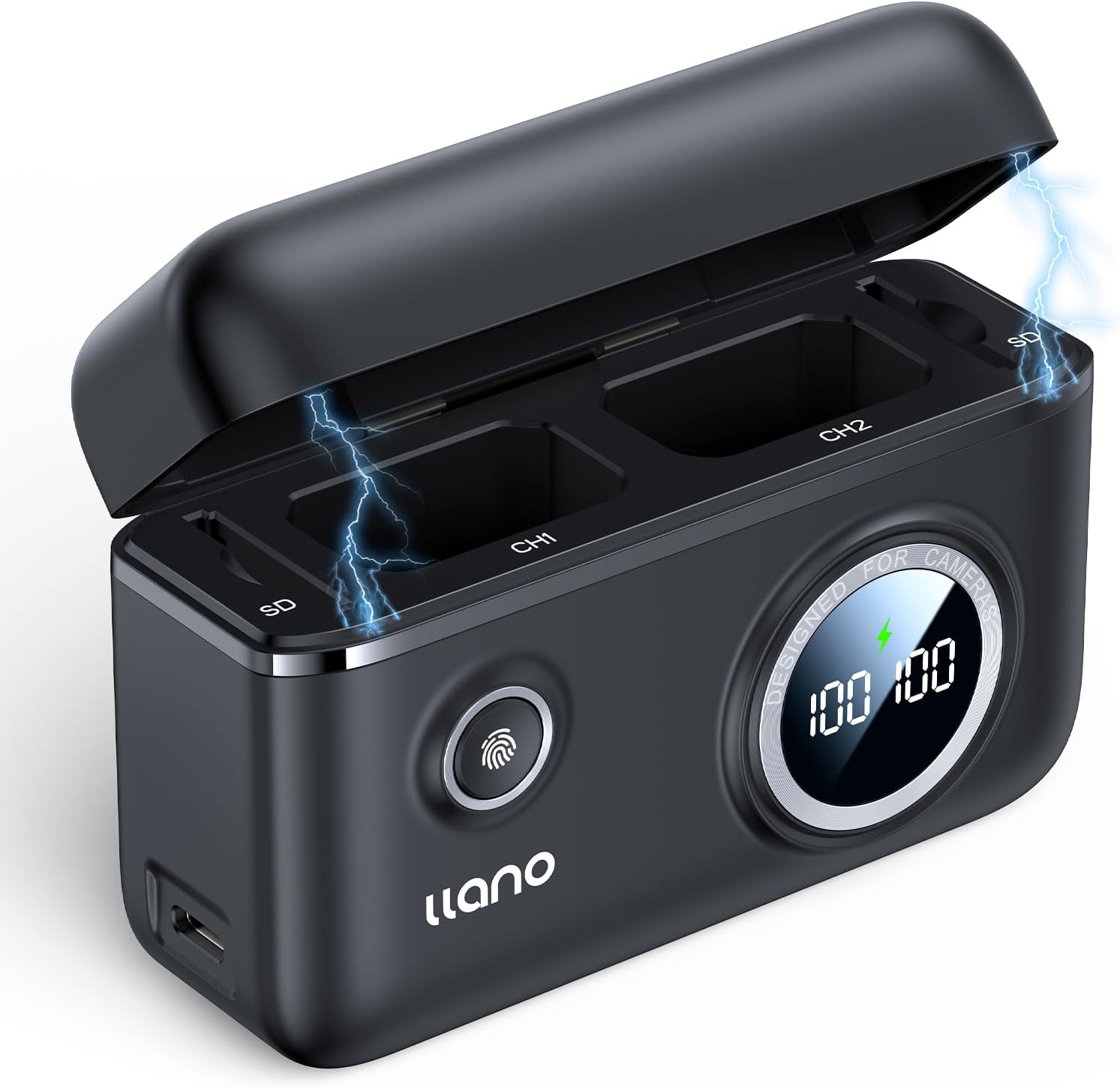 llano CS2デュアルカメラバッテリー急速充電器 NP-FW50用