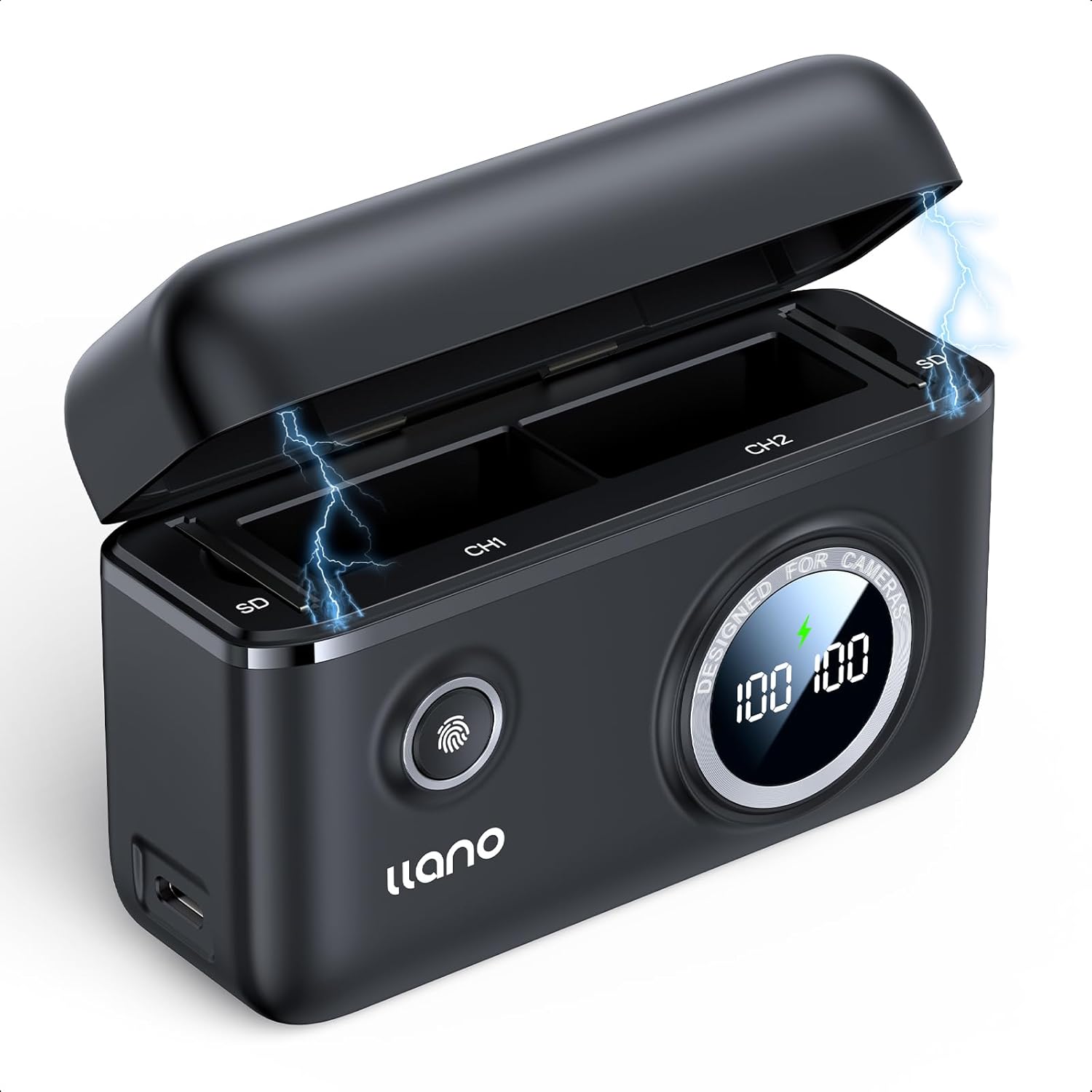 llano CS2デュアルカメラバッテリー急速充電器 NP-W126用